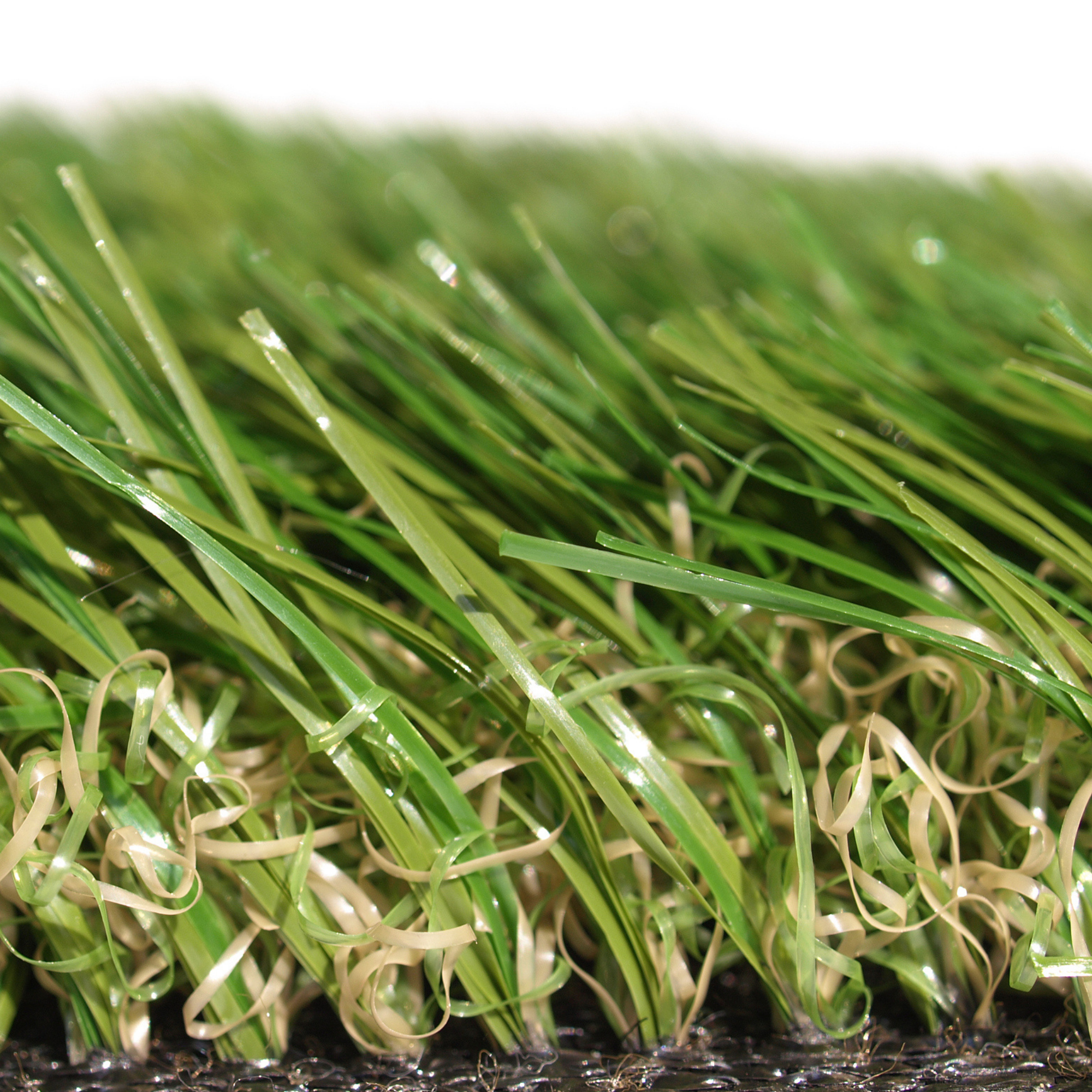Close-up of Artificial Turf with a focus on texture and color.